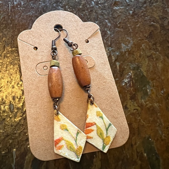 Tidbits4u Jewelry - Hand Crafted Wood Earrings